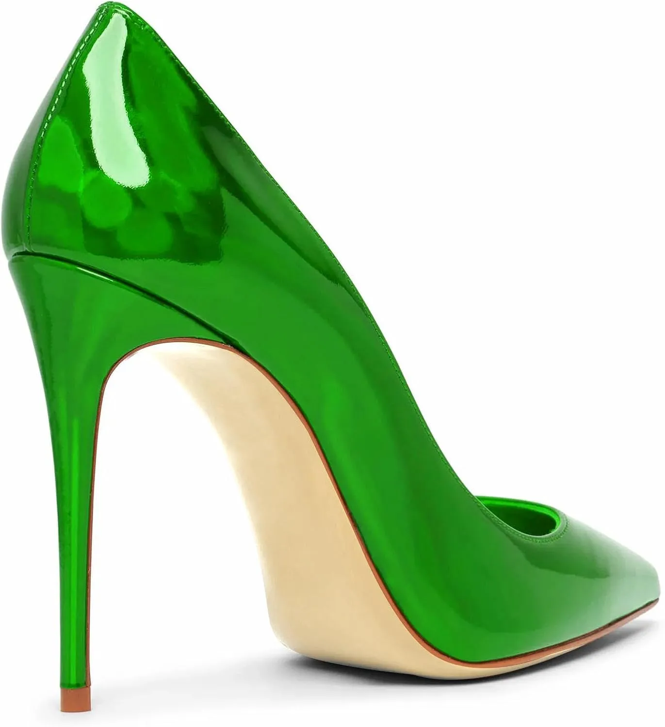 Women Pumps Sexy Pointed High Heel Patent Leather Classic Stilettos Slip On Office Office Lady Casual Dress Party Shoes