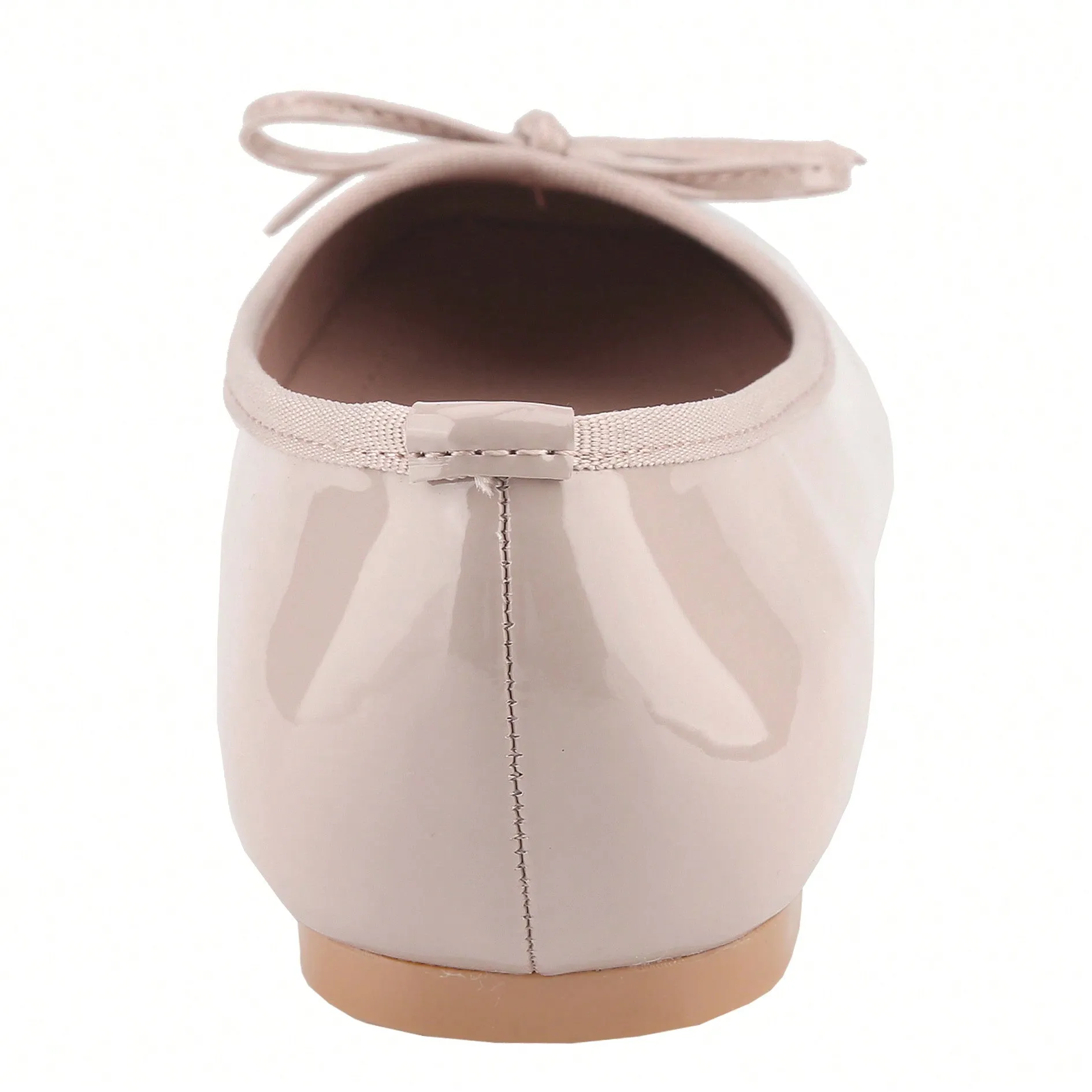 Women’s Ballet Flats – Square Toe Bowknot Slip-On with Coquette Aesthetic