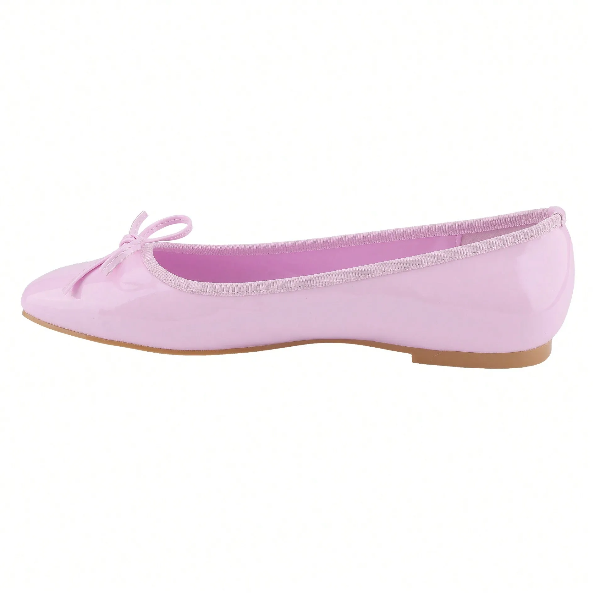 Women’s Ballet Flats – Square Toe Bowknot Slip-On with Coquette Aesthetic