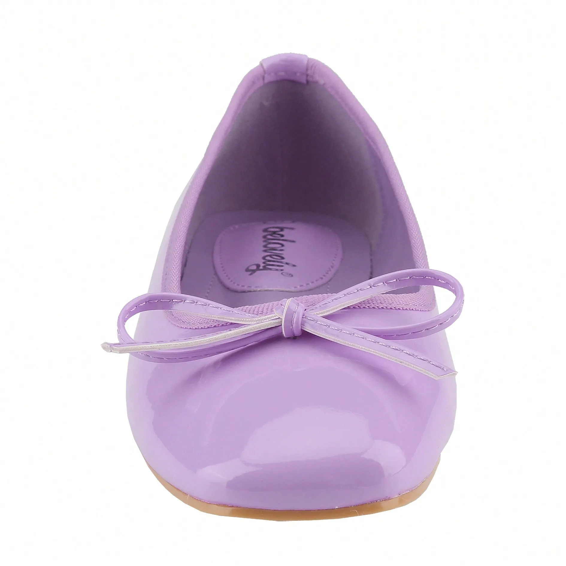 Women’s Ballet Flats – Square Toe Bowknot Slip-On with Coquette Aesthetic
