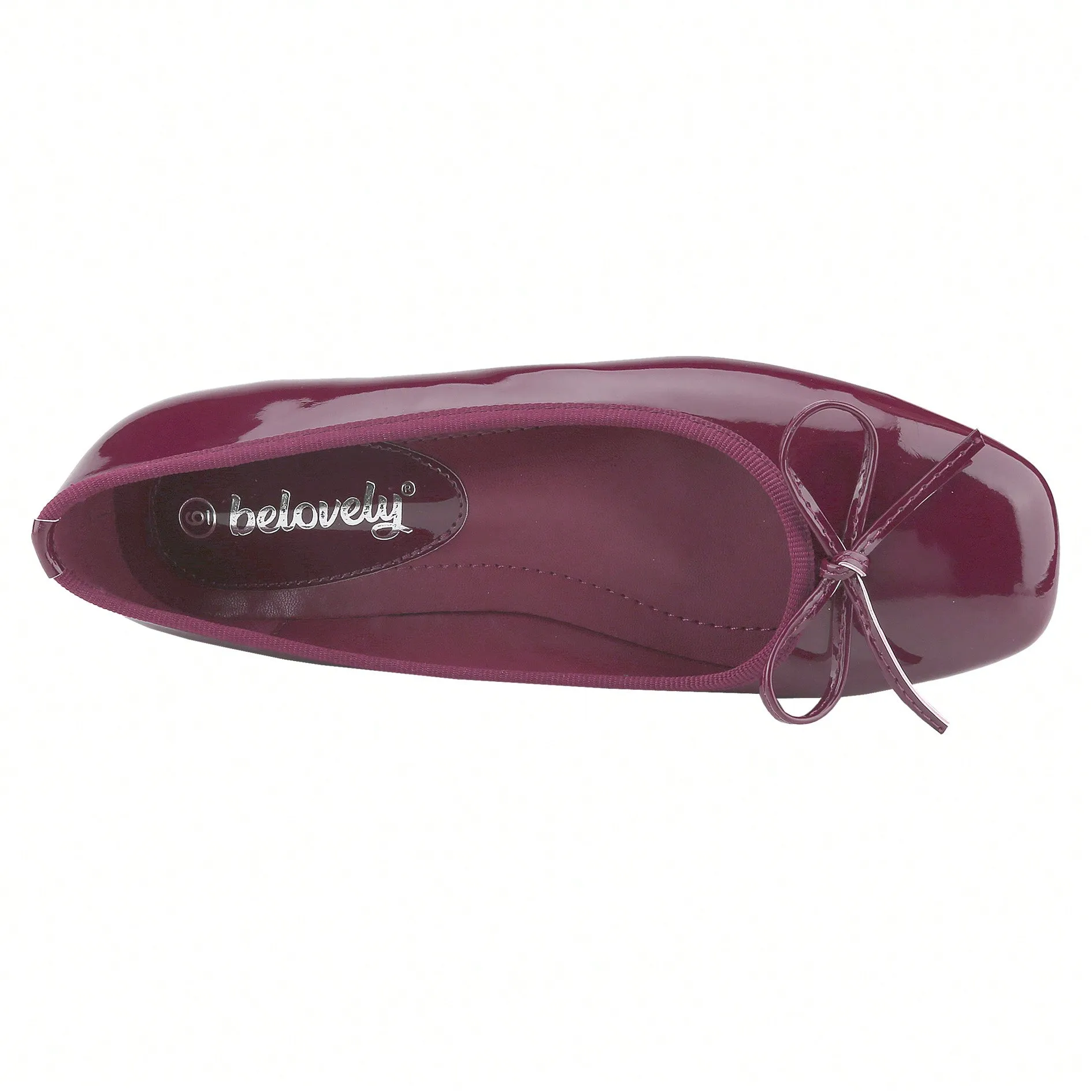 Women’s Ballet Flats – Square Toe Bowknot Slip-On with Coquette Aesthetic