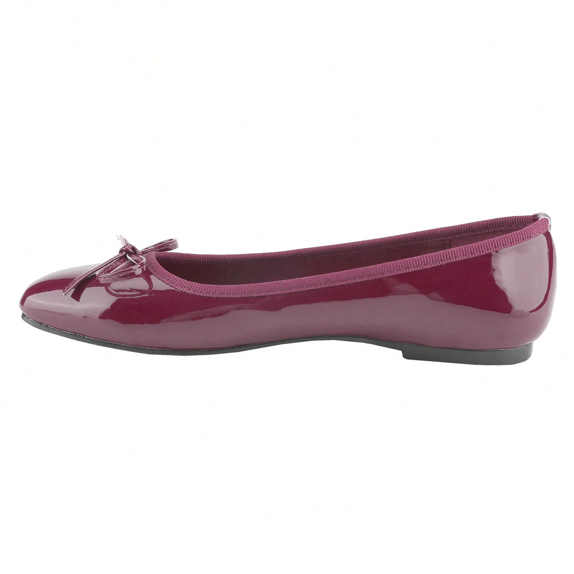 Women’s Ballet Flats – Square Toe Bowknot Slip-On with Coquette Aesthetic