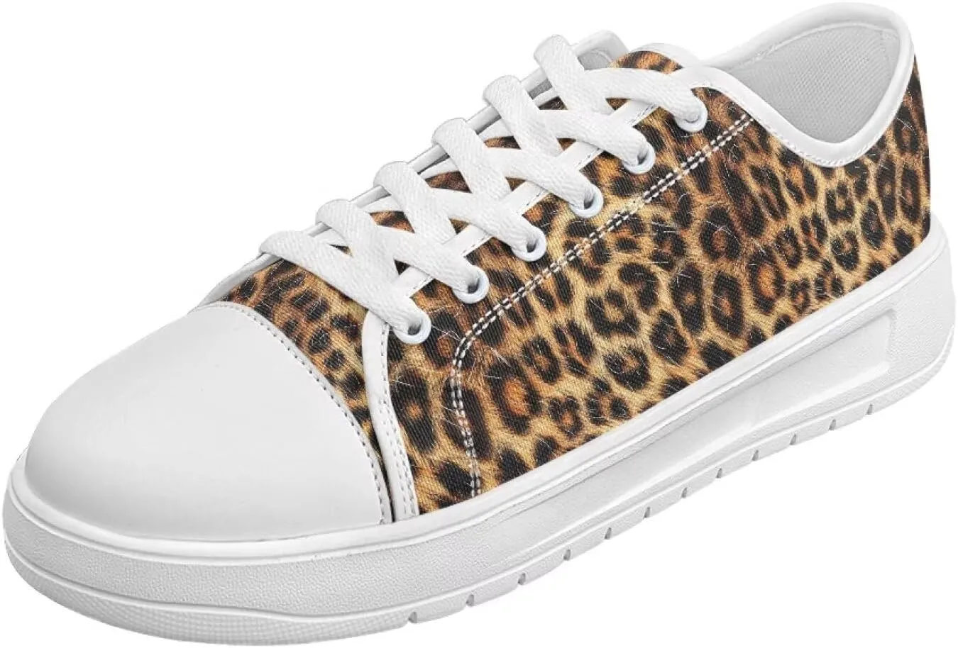 Womens Canvas Sneakers Low-Top Slip Ons Shoes Summer Lace Up Platform Fashion Casual Cute Walking Shoes 5.5-13.5
