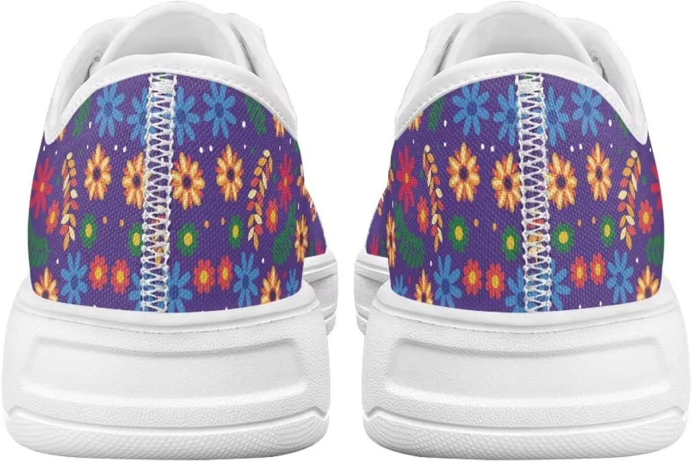 Womens Canvas Sneakers Low-Top Slip Ons Shoes Summer Lace Up Platform Fashion Casual Cute Walking Shoes 5.5-13.5