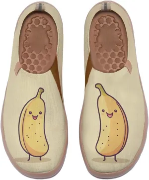 Women's Cartoon Series Slip Ons Canvas Loafers Colorful Lightweight Flats Sneakers Comfortable Walking Holiday Shoes