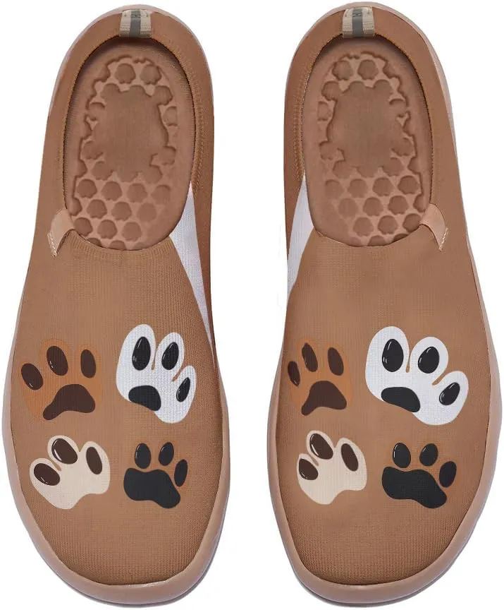 Women's Cartoon Series Slip Ons Canvas Loafers Colorful Lightweight Flats Sneakers Comfortable Walking Holiday Shoes