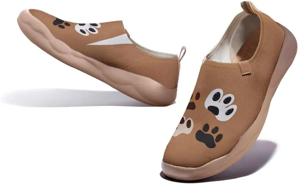 Women's Cartoon Series Slip Ons Canvas Loafers Colorful Lightweight Flats Sneakers Comfortable Walking Holiday Shoes