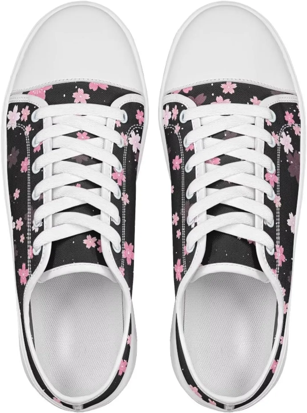Womens Casual Sneakers Flower Shoes for Women Lightweight & Comfort Canvas Shoes