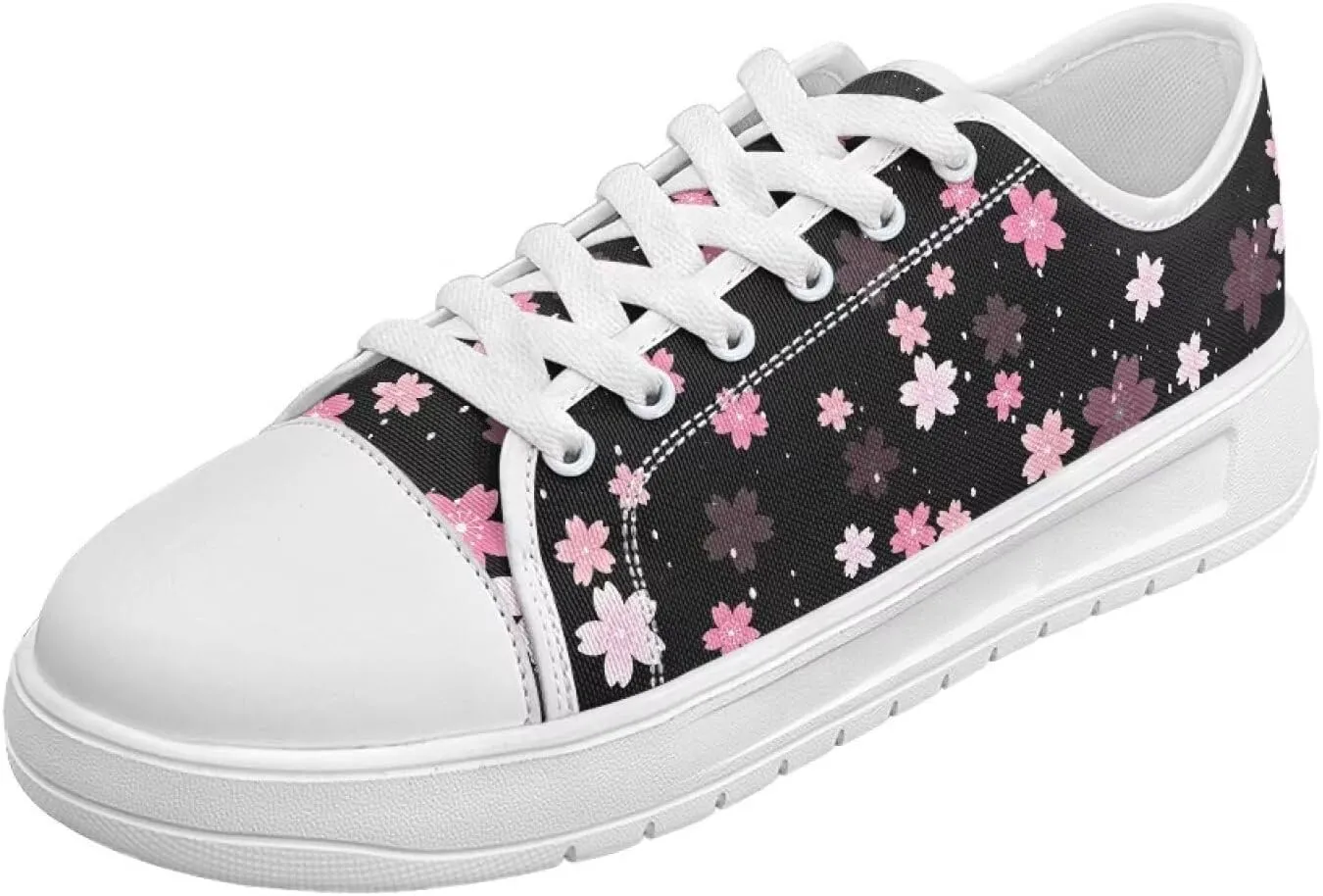 Womens Casual Sneakers Flower Shoes for Women Lightweight & Comfort Canvas Shoes