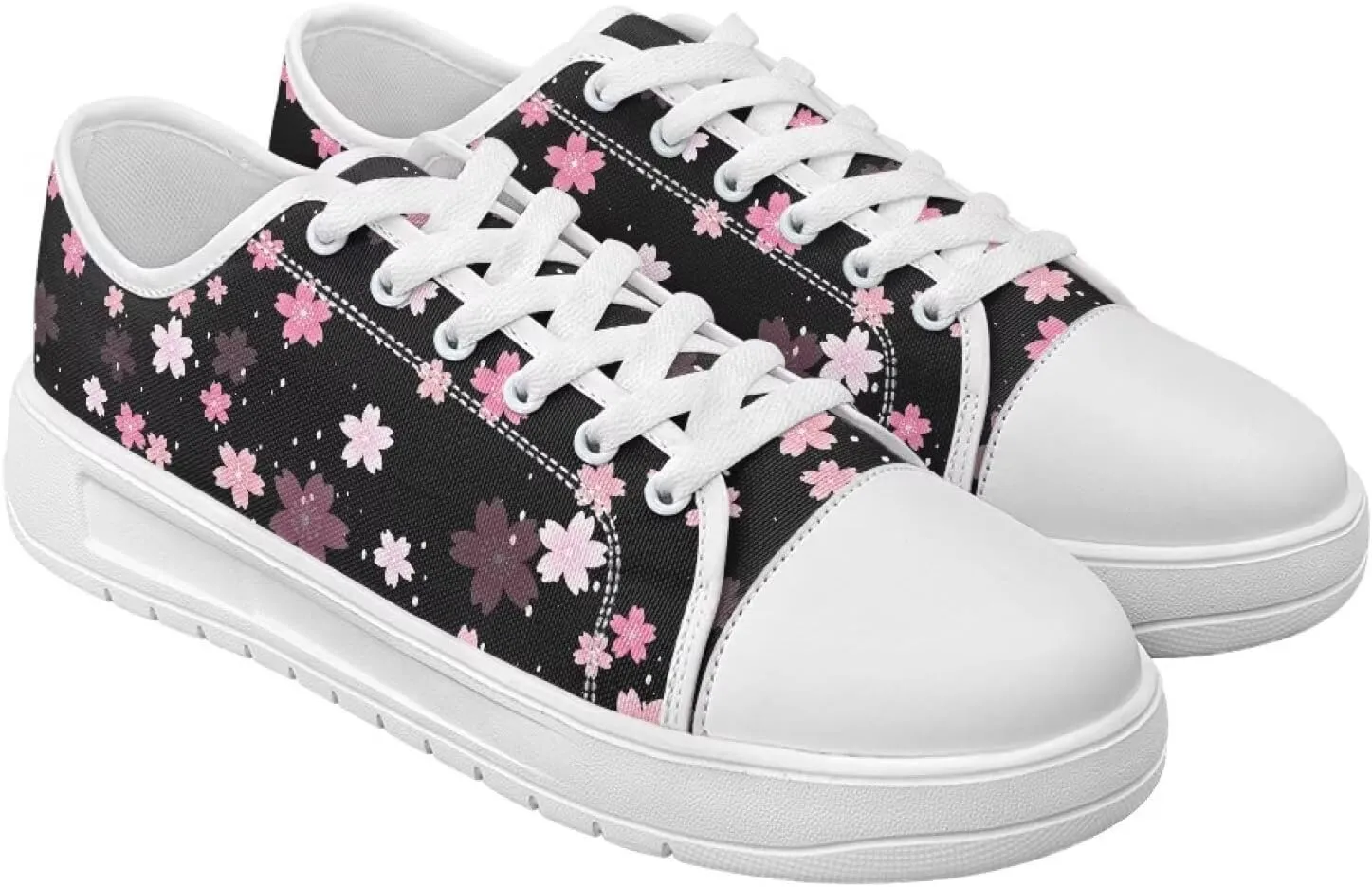 Womens Casual Sneakers Flower Shoes for Women Lightweight & Comfort Canvas Shoes