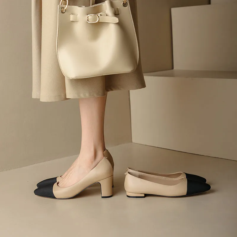 Womens Handmade Classic Ballet Flat Slip-on Shoes