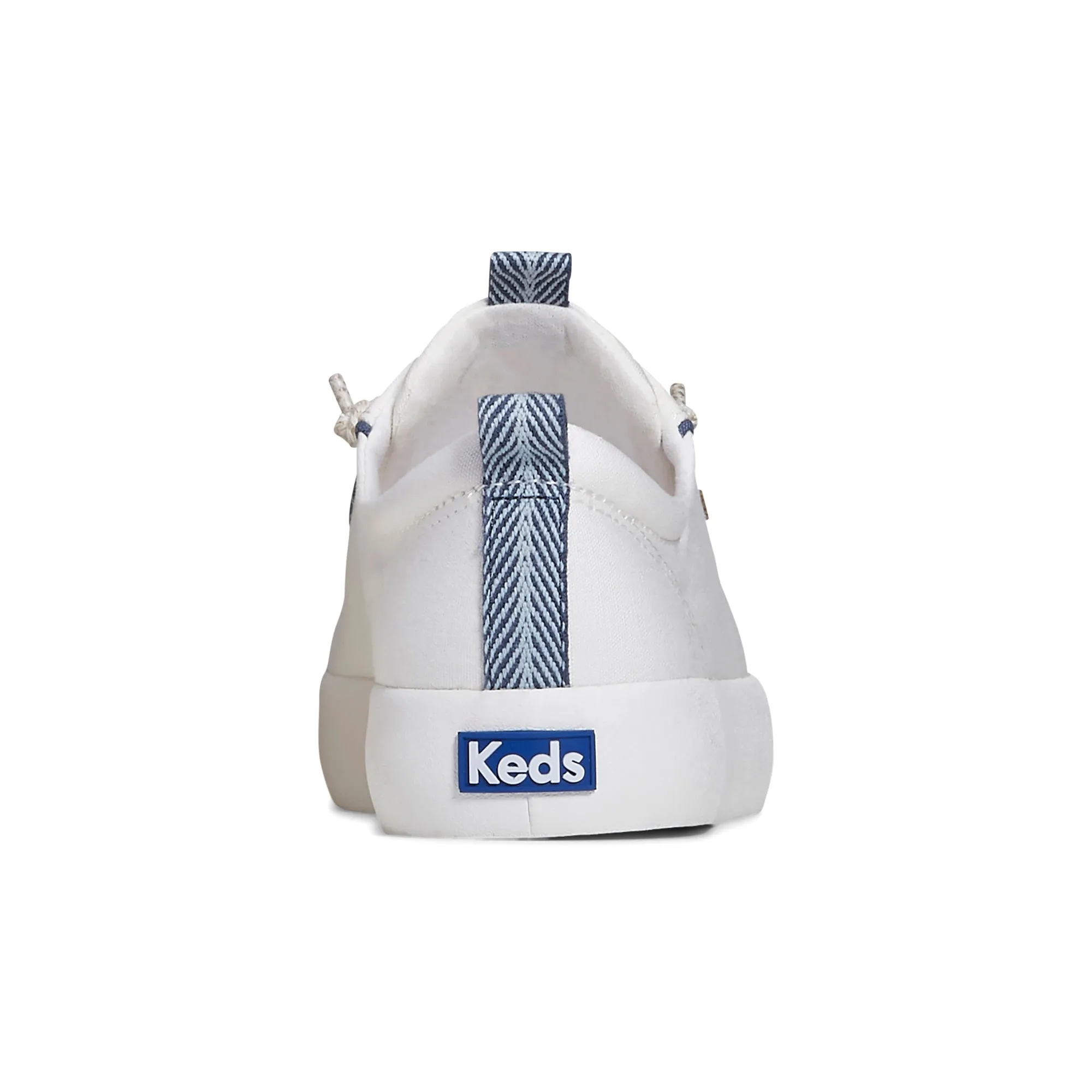 Women's Kickback Nautical Canvas - White/Navy
