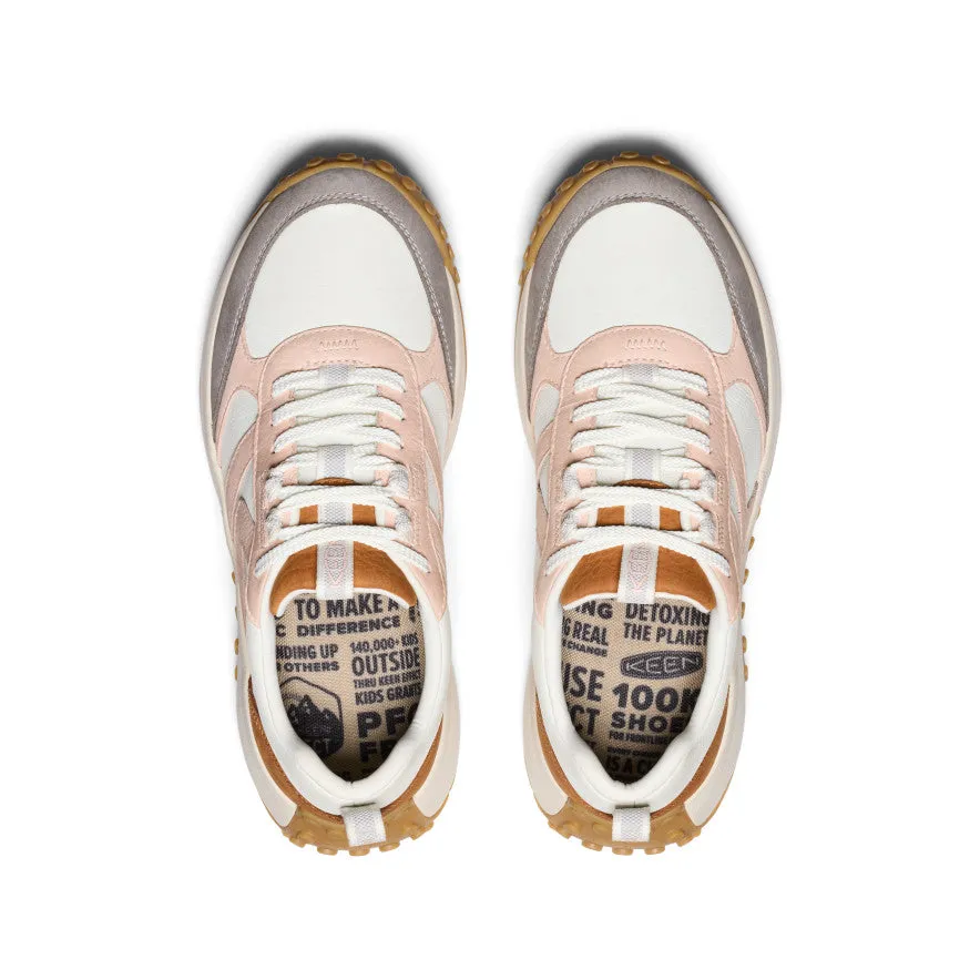 Women's KS86 Leather Sneaker - KEEN Maple/Cameo Rose