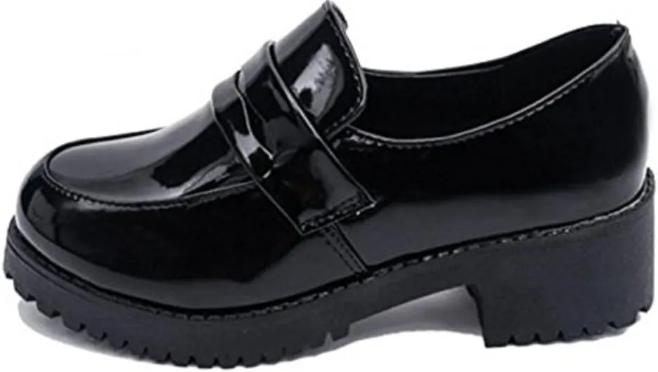 Women's Lolita Low Top Japanese Students Maid Uniform Dress Shoes Oxford Shoes