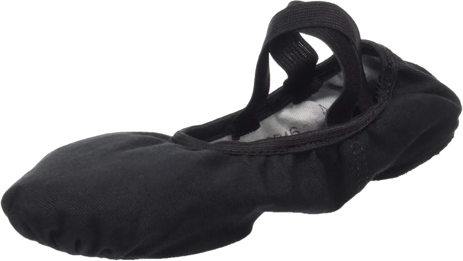 Women's Sd16 Extra Wide Ankle Strap Ballet Flats, Black (Black), 6 UK 39/40 EU