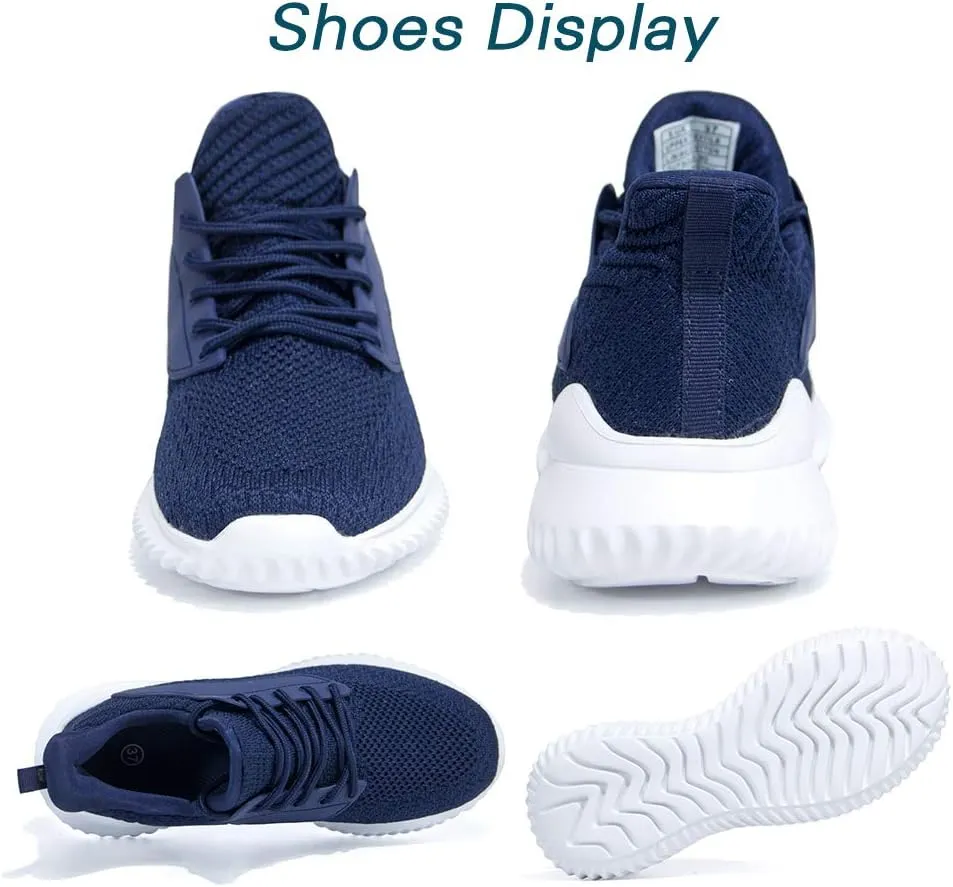 Womens Walking Shoes - Slip On Tennis Running Shoes Memory Foam Lightweight Work Sneakers for Indoor Outdoor Gym