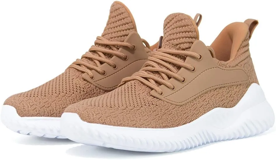 Womens Walking Shoes - Slip On Tennis Running Shoes Memory Foam Lightweight Work Sneakers for Indoor Outdoor Gym