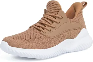 Womens Walking Shoes - Slip On Tennis Running Shoes Memory Foam Lightweight Work Sneakers for Indoor Outdoor Gym