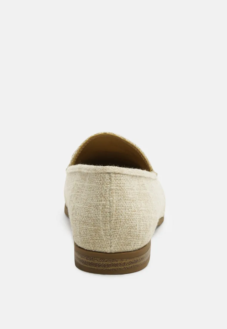 Zaara Solid Faux Suede Loafers By Ruw