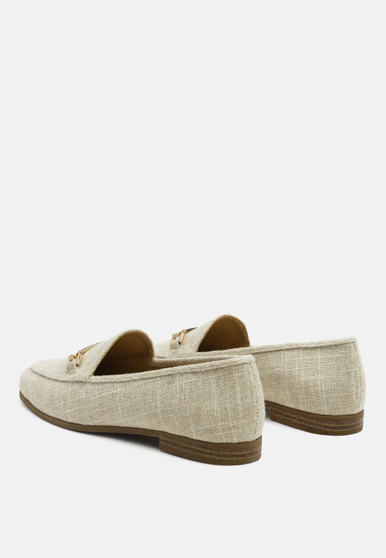 Zaara Solid Faux Suede Loafers By Ruw