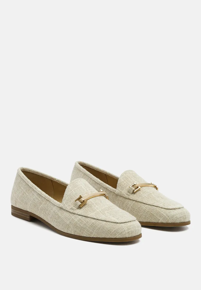 Zaara Solid Faux Suede Loafers By Ruw