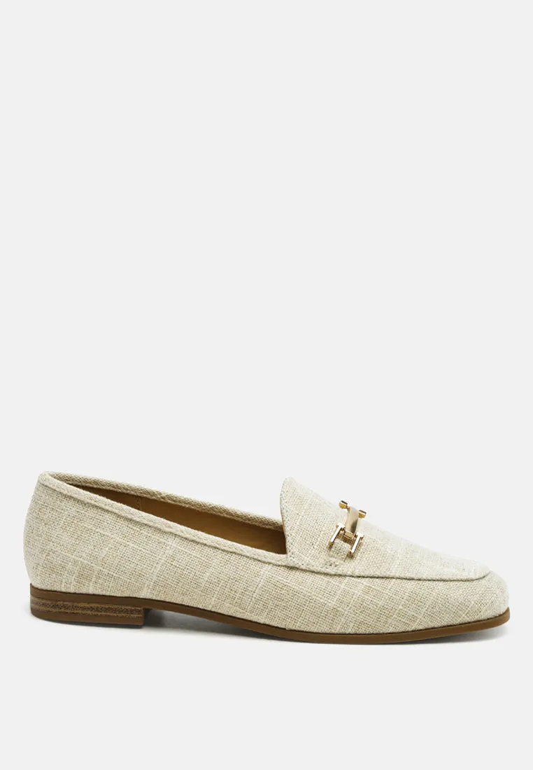 Zaara Solid Faux Suede Loafers By Ruw