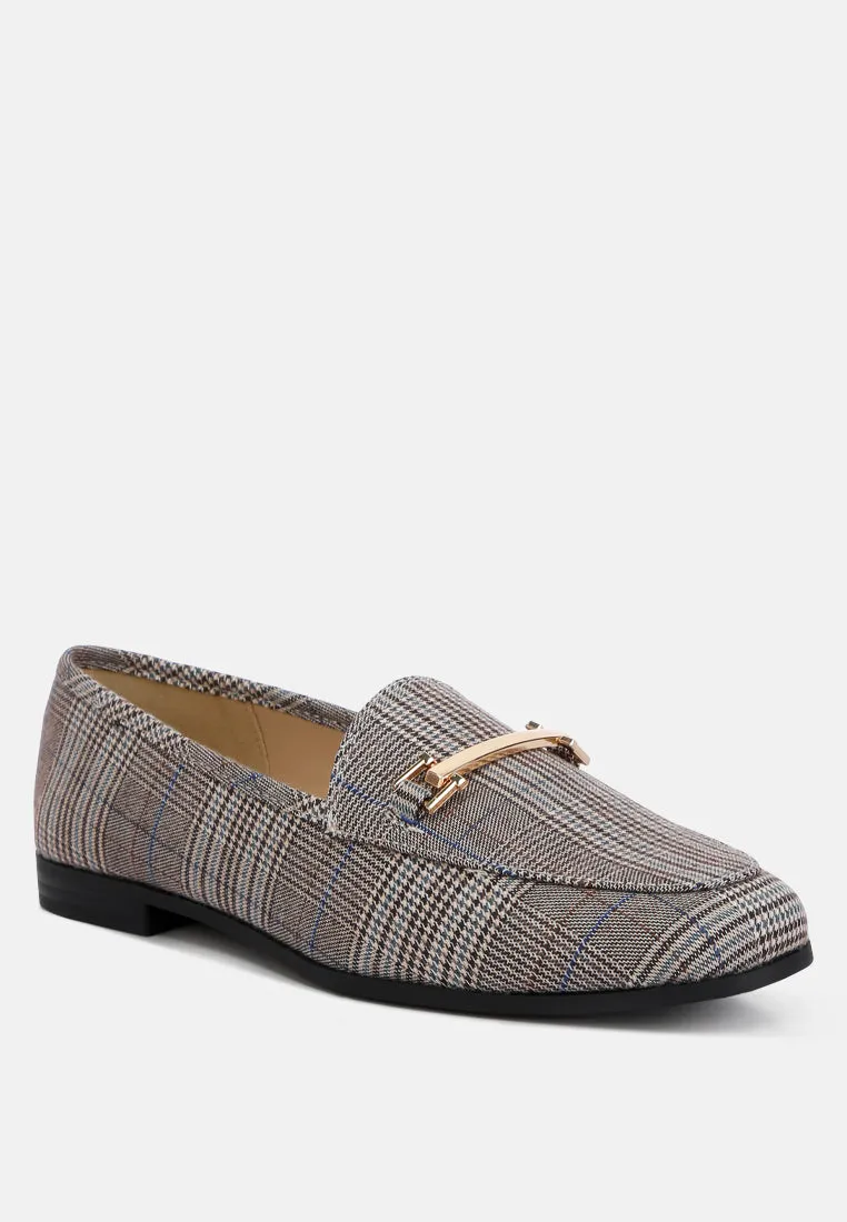 Zaara Solid Faux Suede Loafers By Ruw