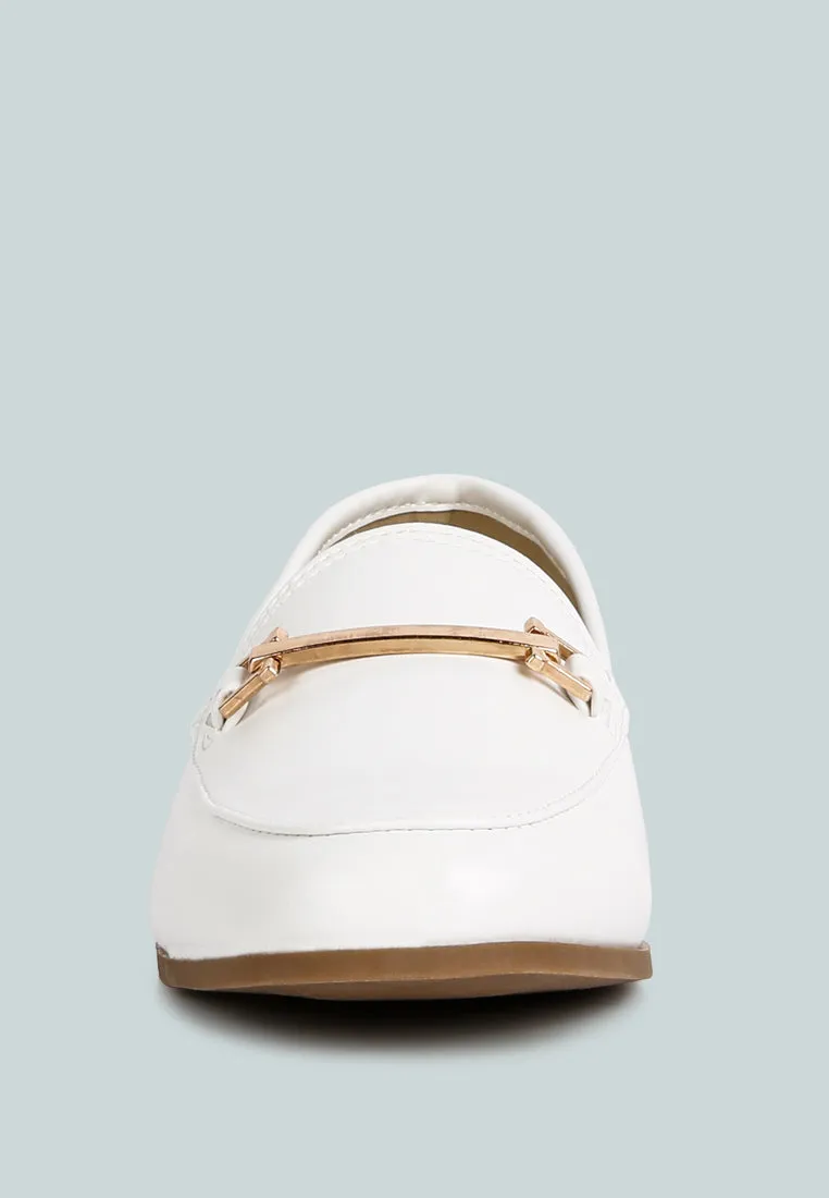 Zaara Solid Faux Suede Loafers By Ruw