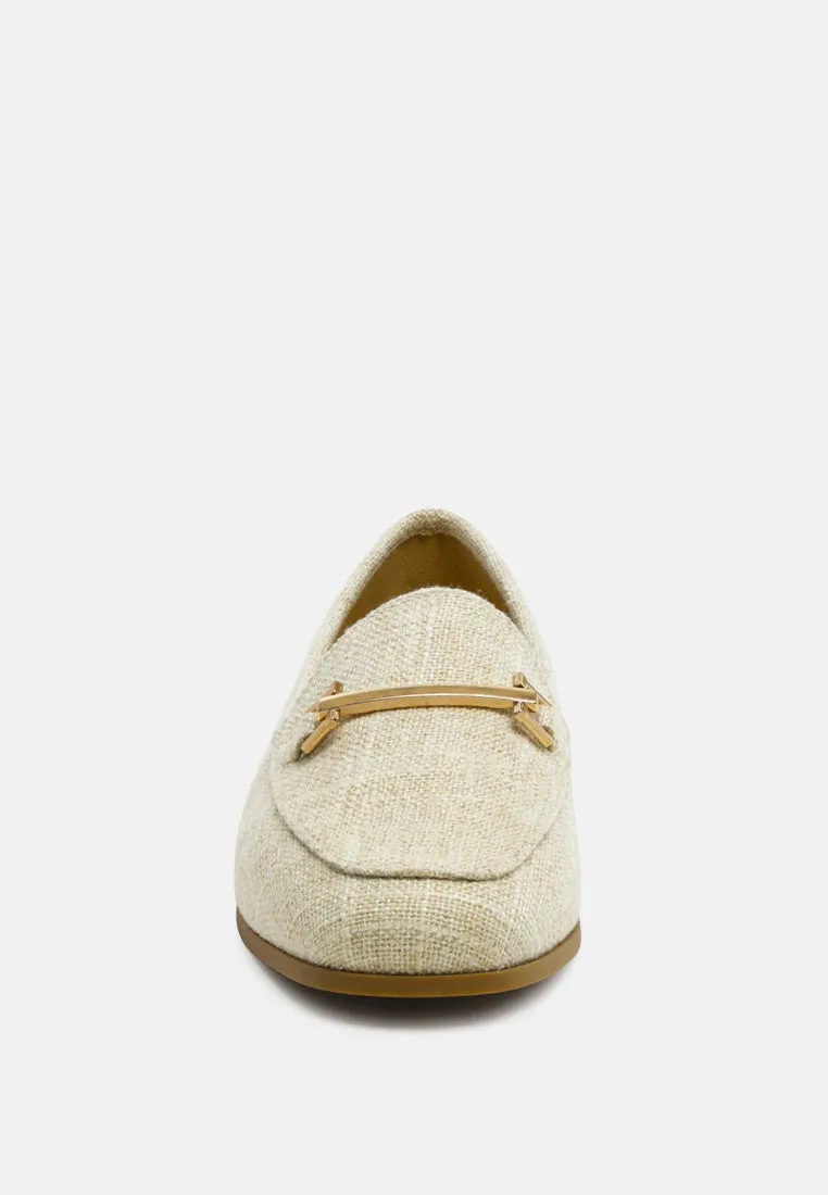 Zaara Solid Faux Suede Loafers By Ruw