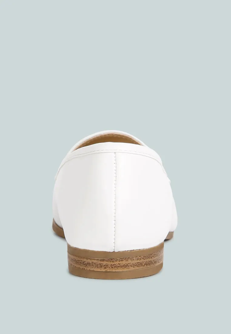 Zaara Solid Faux Suede Loafers By Ruw