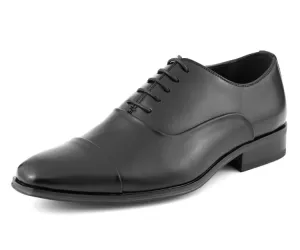 Zyon Black Cap Toe Oxford
