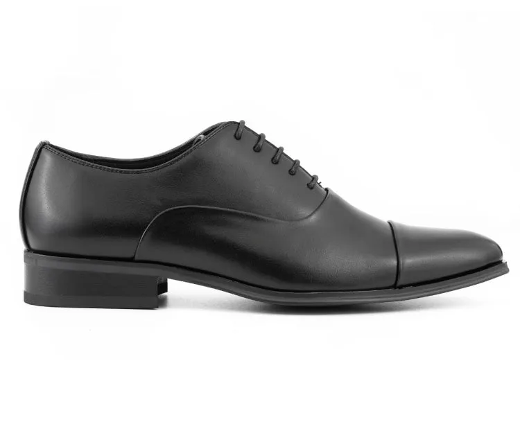 Zyon Black Cap Toe Oxford